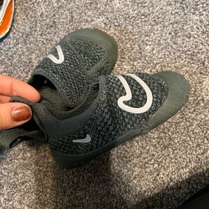 Nike Swoosh 1s Toddler Green Knit Sneakers